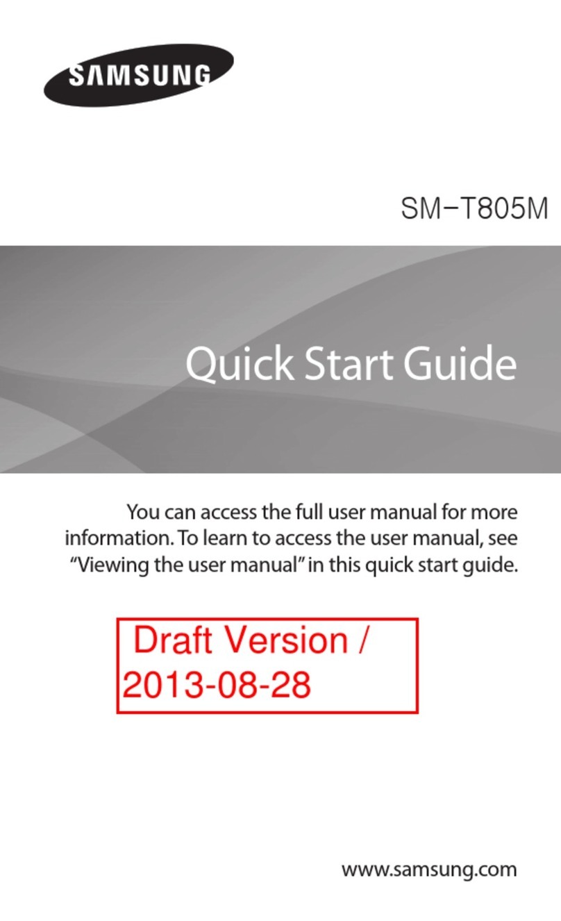 Samsung SM-T805M quick start guide