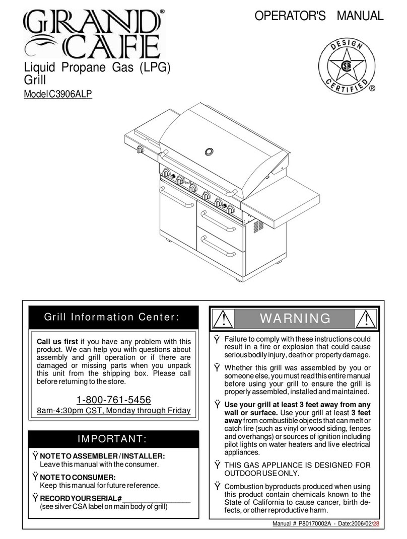 GrandCafe C3906ALP Operator's manual GrandCafe C3906ALP Operator's manual