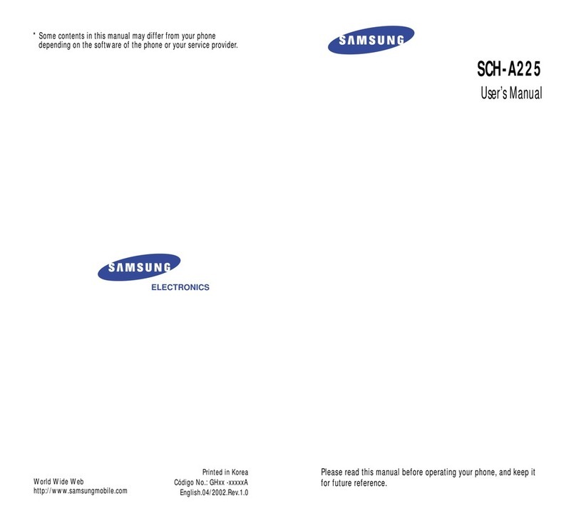 Samsung SCH-A225 user manual