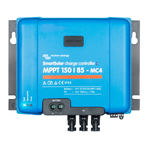 Victron energy BlueSolar MPPT 150/85-Tr User manual Victron energy BlueSolar MPPT 150/85-Tr User manual