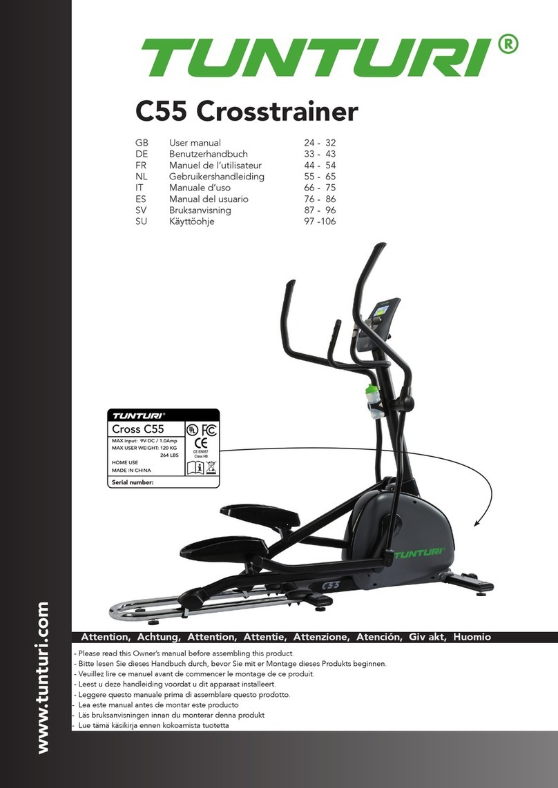 Tunturi C55-F user manual