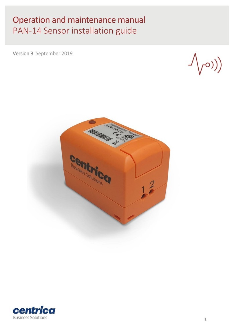 Centrica PAN-42 Operation and maintenance manual