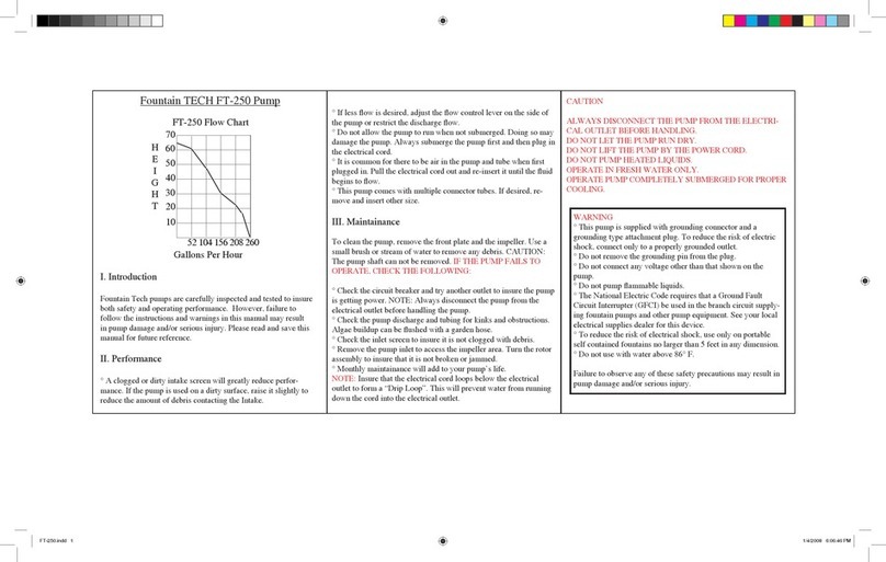 Fountain TECH FT-250 User manual