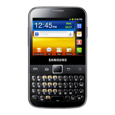 Samsung Galaxy Y GT-B5510L User manual