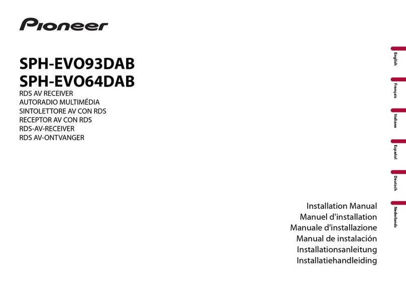 Pioneer SPH-EVO64DAB installation manual