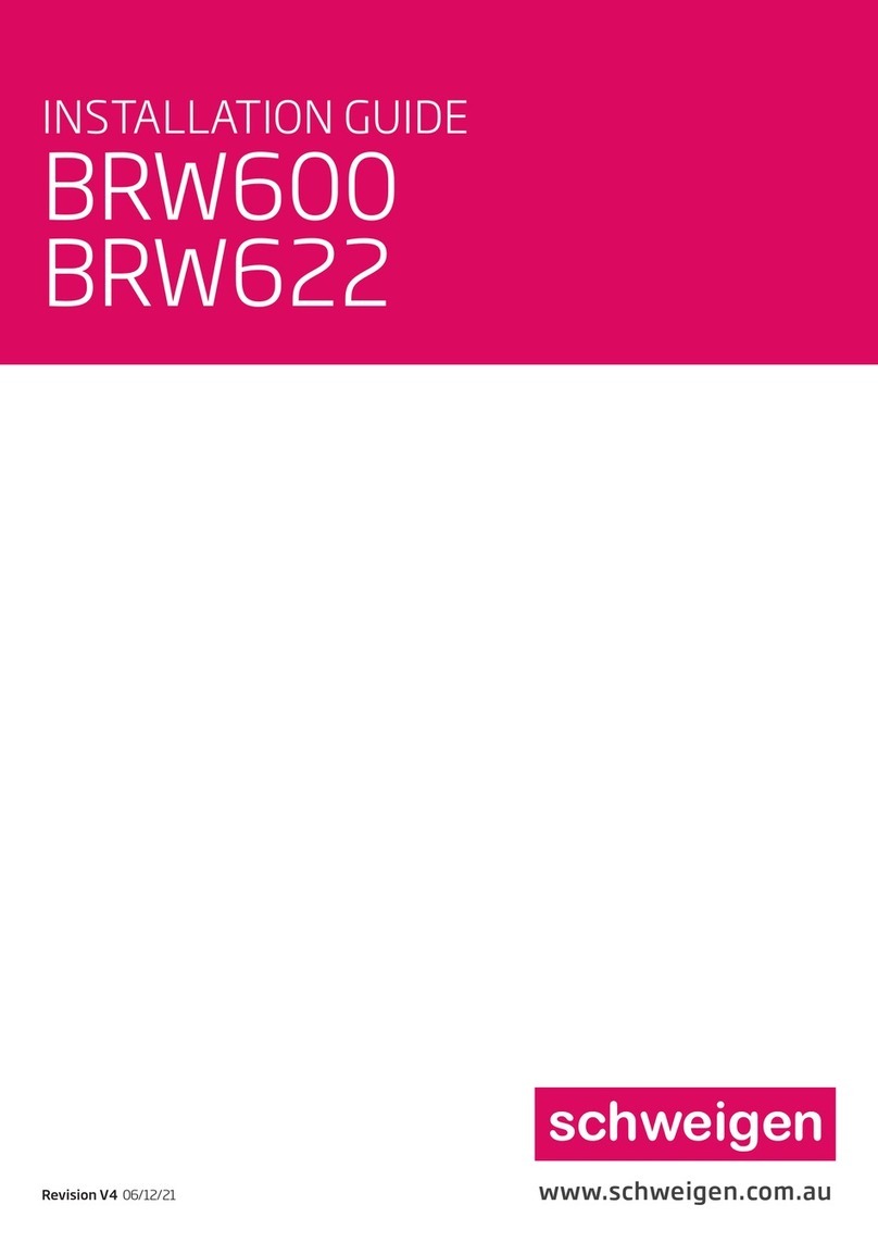 Schweigen BRW622 installation guide