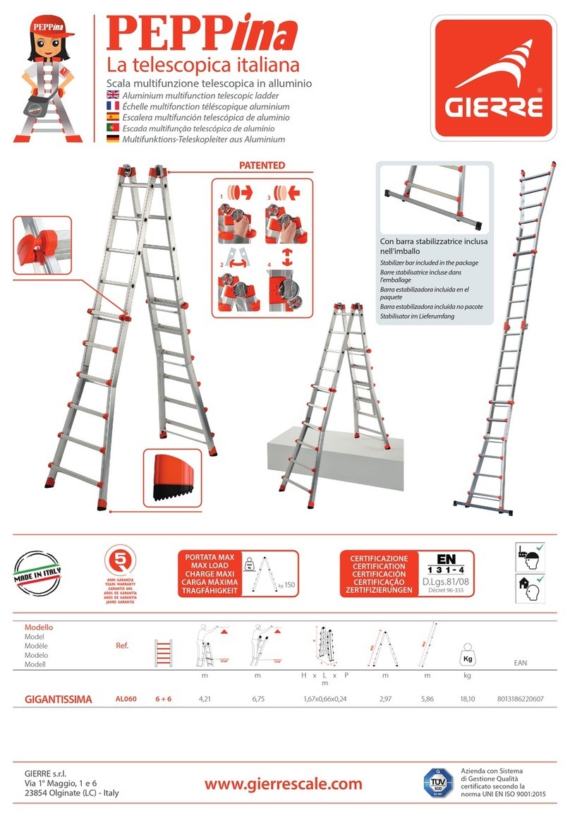 GIERRE PEPPina GIGANTISSIMA Operating and maintenance instructions