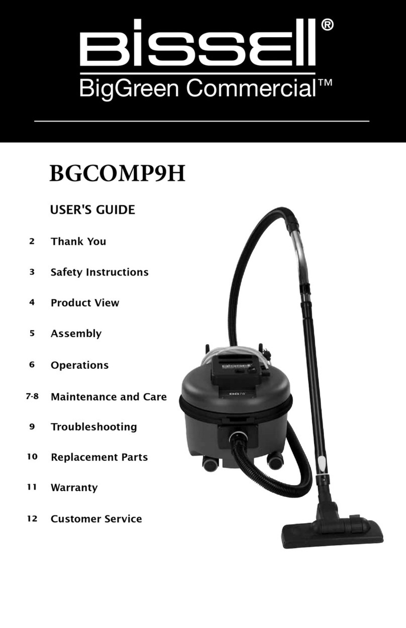 Bissell BigGreen Commercial BGCOMP9 user guide