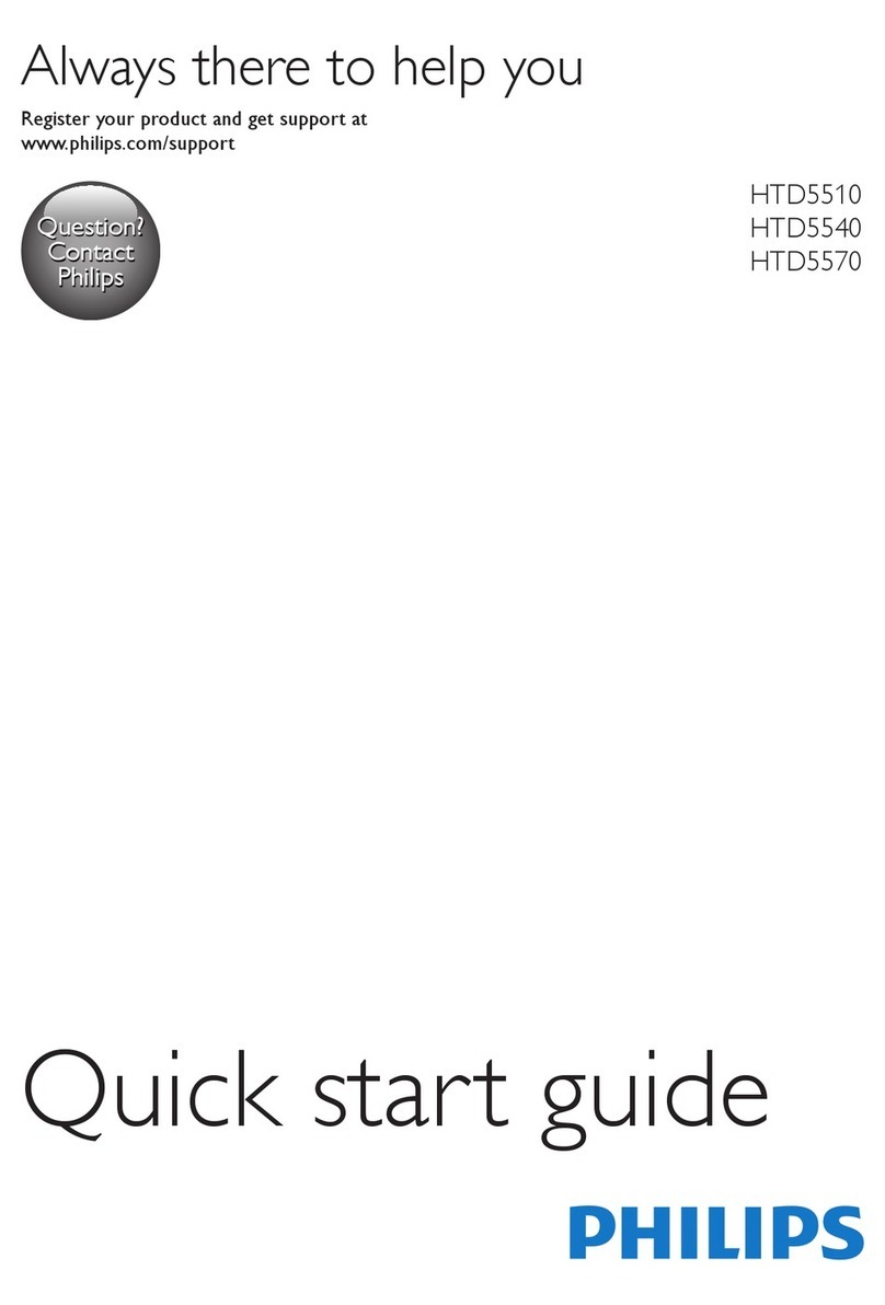 Philips HTD5510 User manual