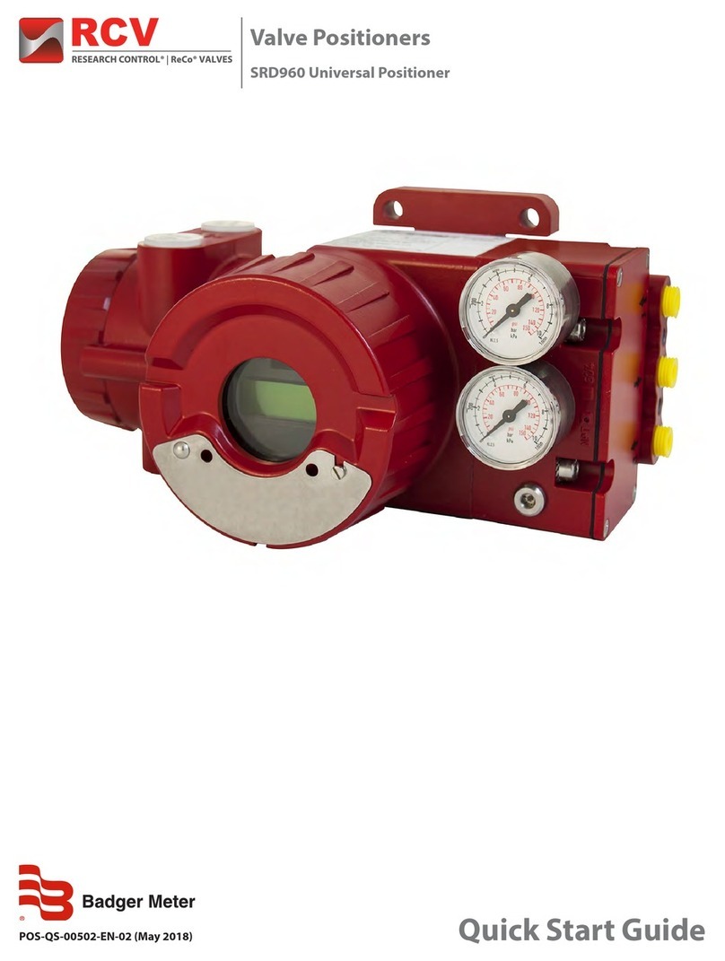 Badger Meter RCV SRD960 quick start guide Badger Meter RCV SRD960 quick start guide