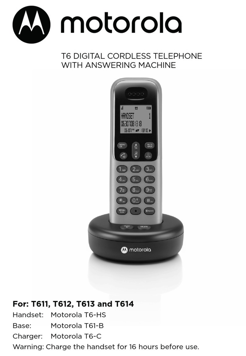 Motorola T6 Series User manual