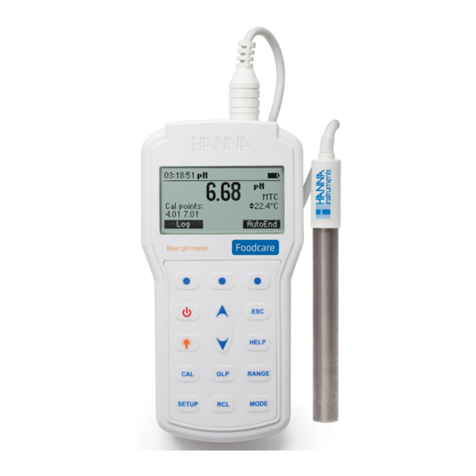 Hanna Instruments HI98167 instruction manual
