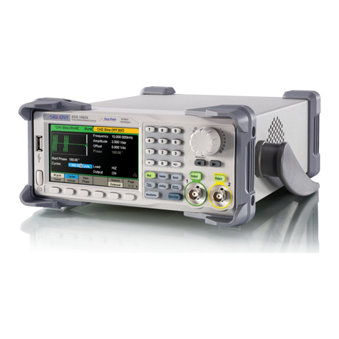 SIGLENT TECHNOLOGIES SDG1032X User manual