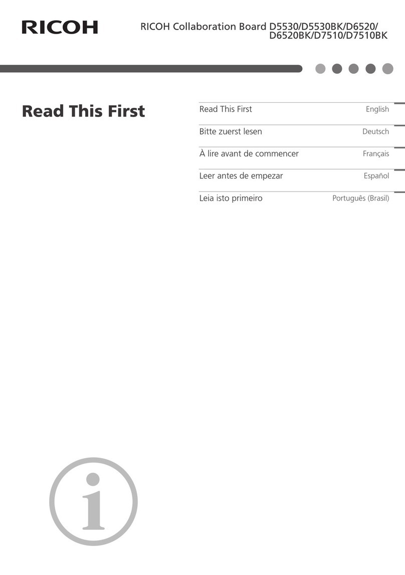 Ricoh D7510 Read this first