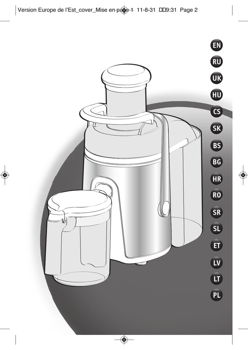 Moulinex JU 585G User manual