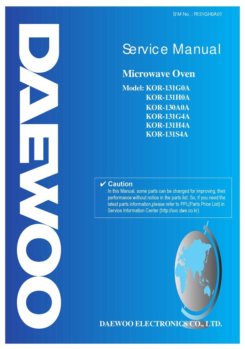 Daewoo KOR-131G0A User manual