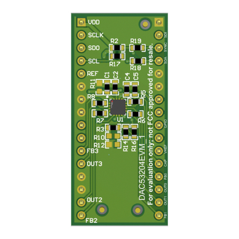 Texas Instruments DAC53204EVM User manual