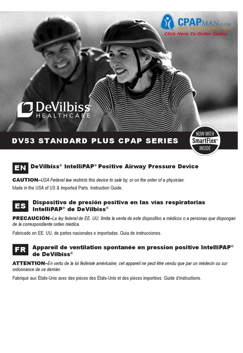 DeVilbiss Healthcare IntelliPAP Standart Plus DV63 manual