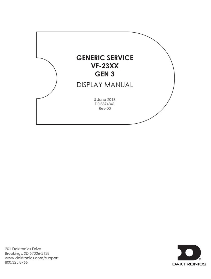 Daktronics VF-23 Series User manual