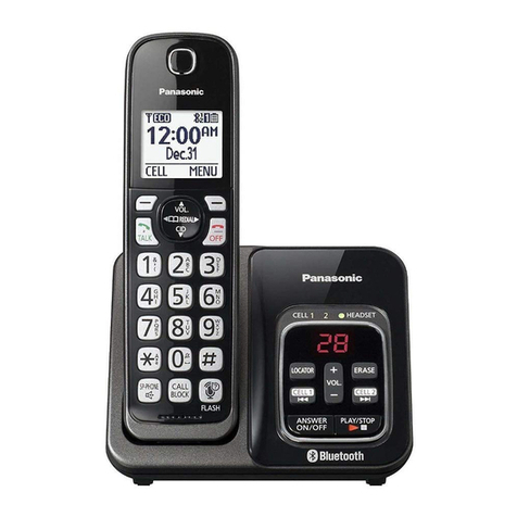 Panasonic KX-TG3760 User manual Panasonic KX-TG3760 User manual