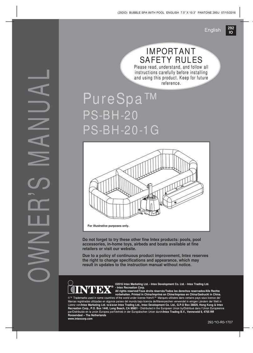 Intex PureSpa PS-BH-20 User manual