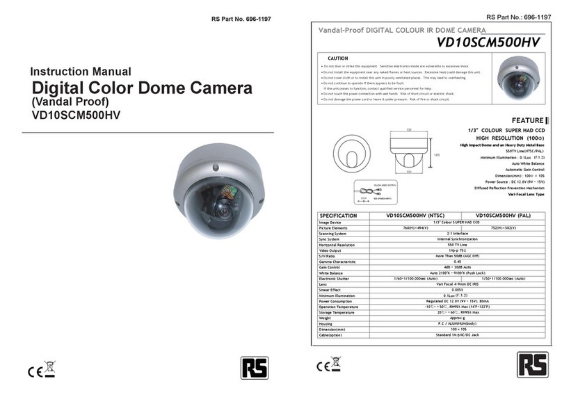 RS PRO VD10SCM500HV instruction manual