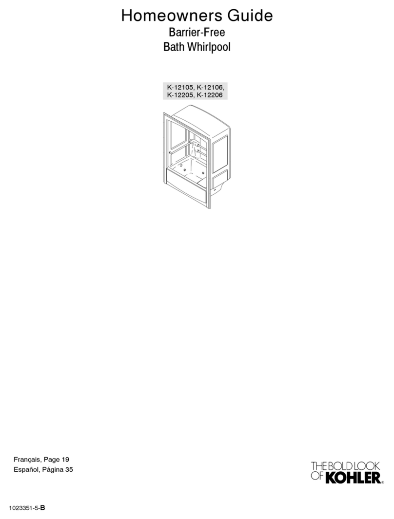 THE BOLD LOOK OF KOHLER K-12105 Assembly instructions