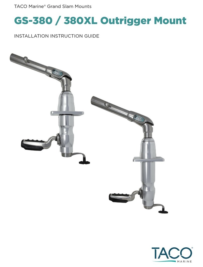Taco Marine GS-380 Installation instruction guide Taco Marine GS-380 Installation instruction guide