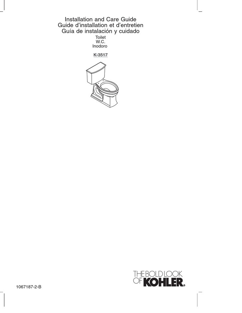 THE BOLD LOOK OF KOHLER K-3517 Installation and care guide