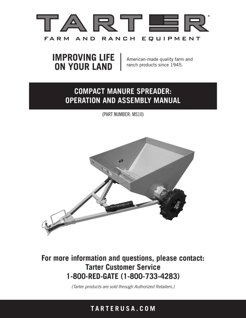 Tarter MS10 Operation and assembly manual Tarter MS10 Operation and assembly manual
