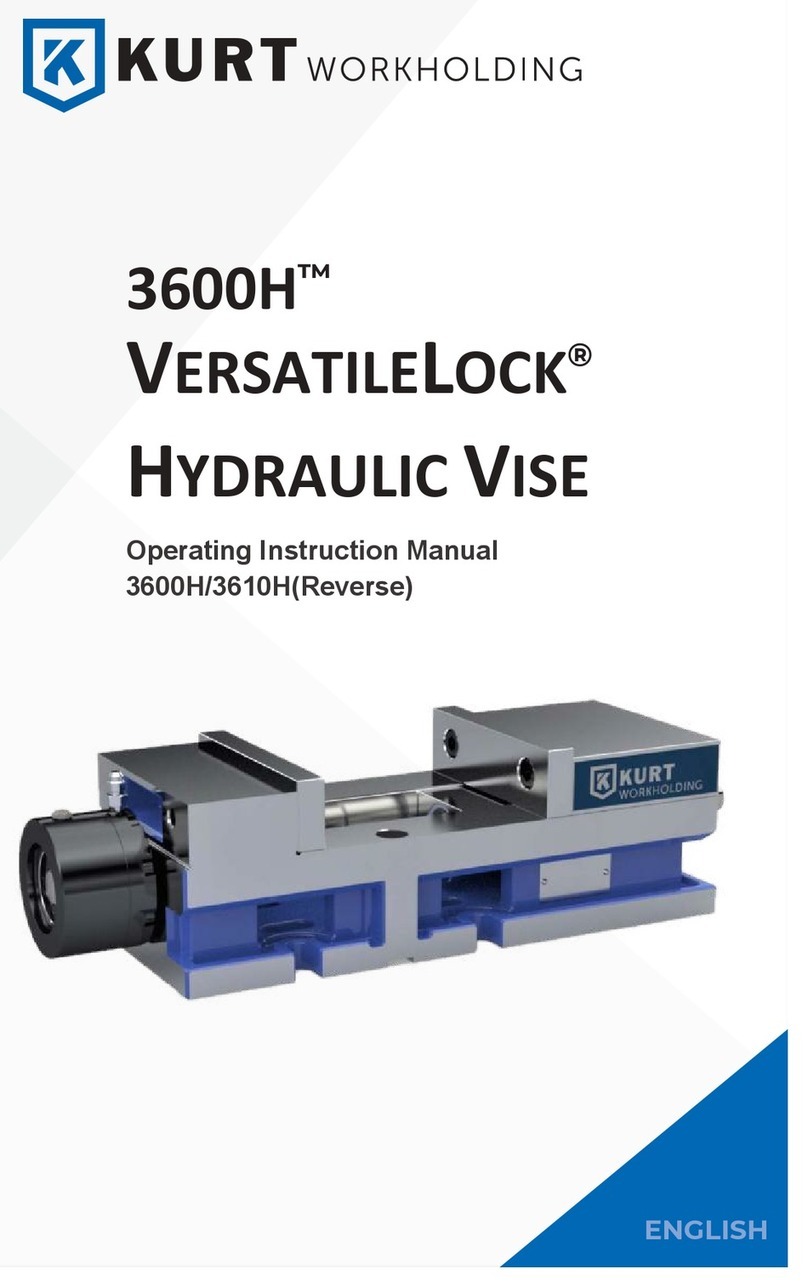Kurt VERSATILELOCK 3600H Operating instructions manual