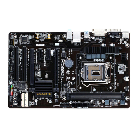 Gigabyte GA-B85-D3V-A User manual