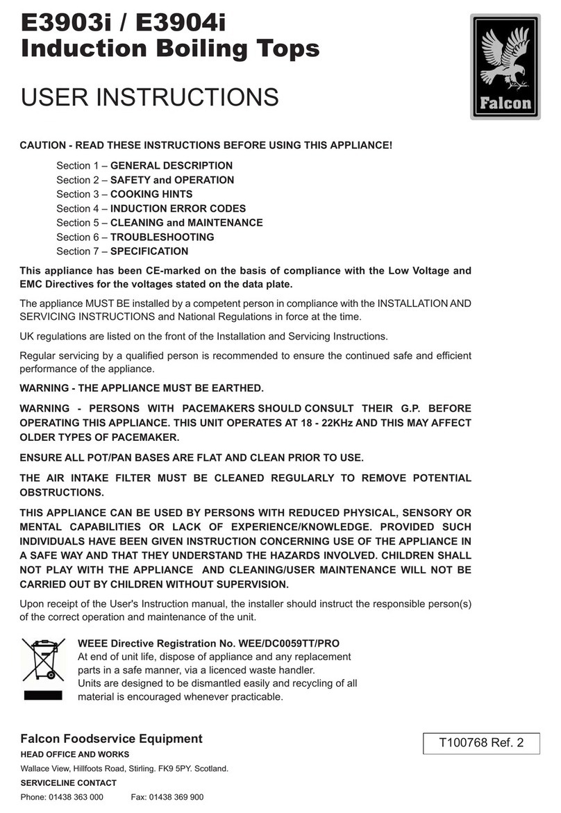 Falcon E3903i User instructions