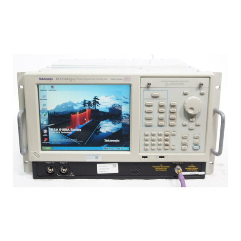 Tektronix RSA6114A Manual