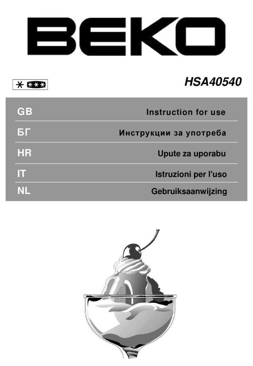 Beko HSA40540 Instructions for use