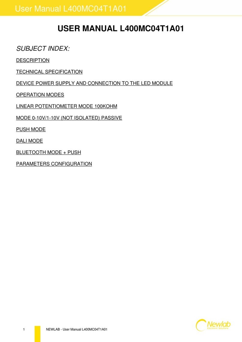 Newlab L400MC04T1A01 user manual
