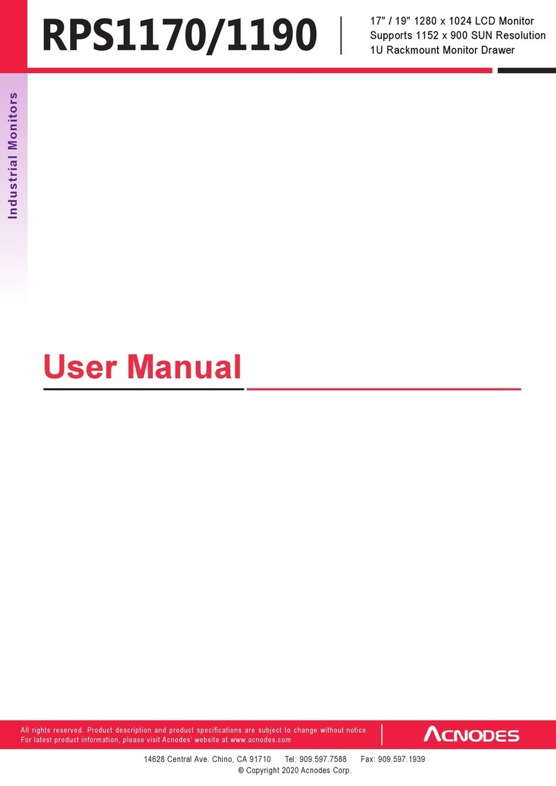 Acnodes RPS 1170 User manual Acnodes RPS 1170 User manual