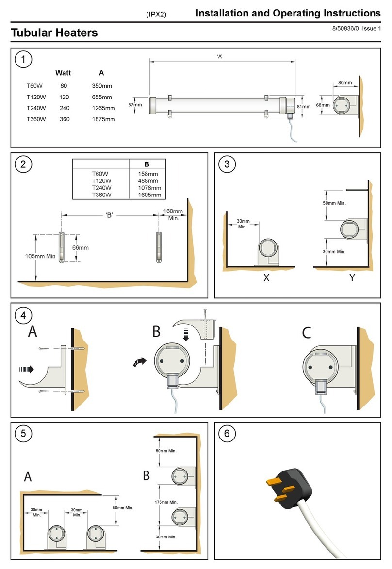 Dimplex T60W User manual