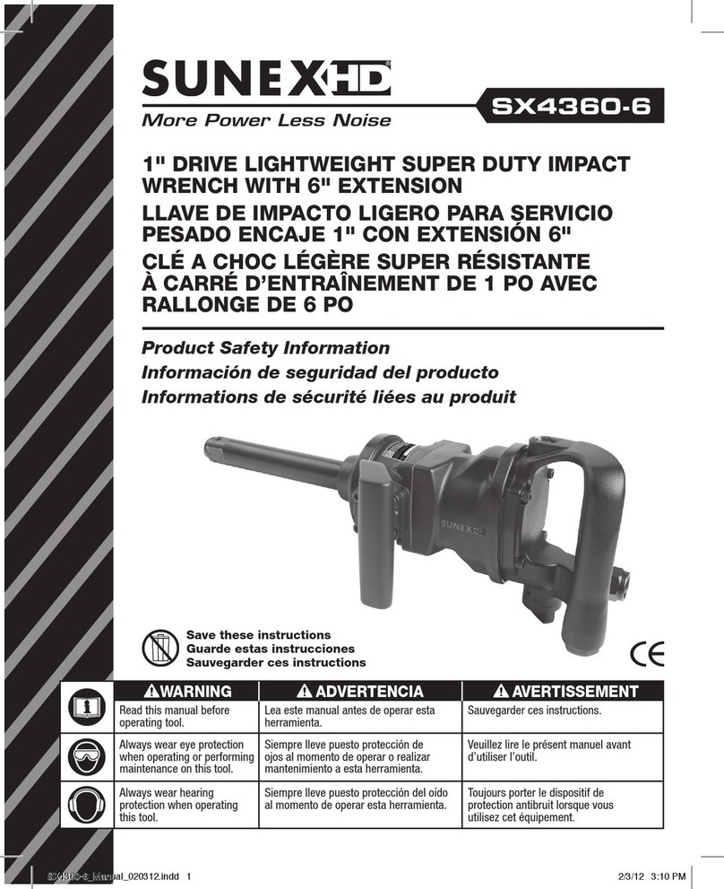 Sunex SX4360-6 instruction manual