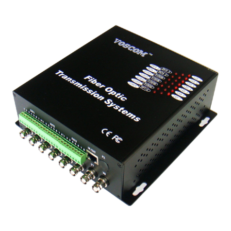 Voscom VOS-8810FFDT Series User manual Voscom VOS-8810FFDT Series User manual