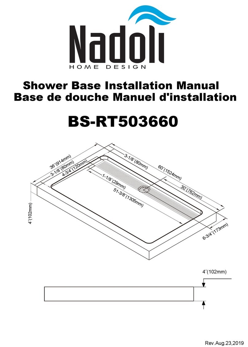 Nadoli BS-RT503660 installation manual