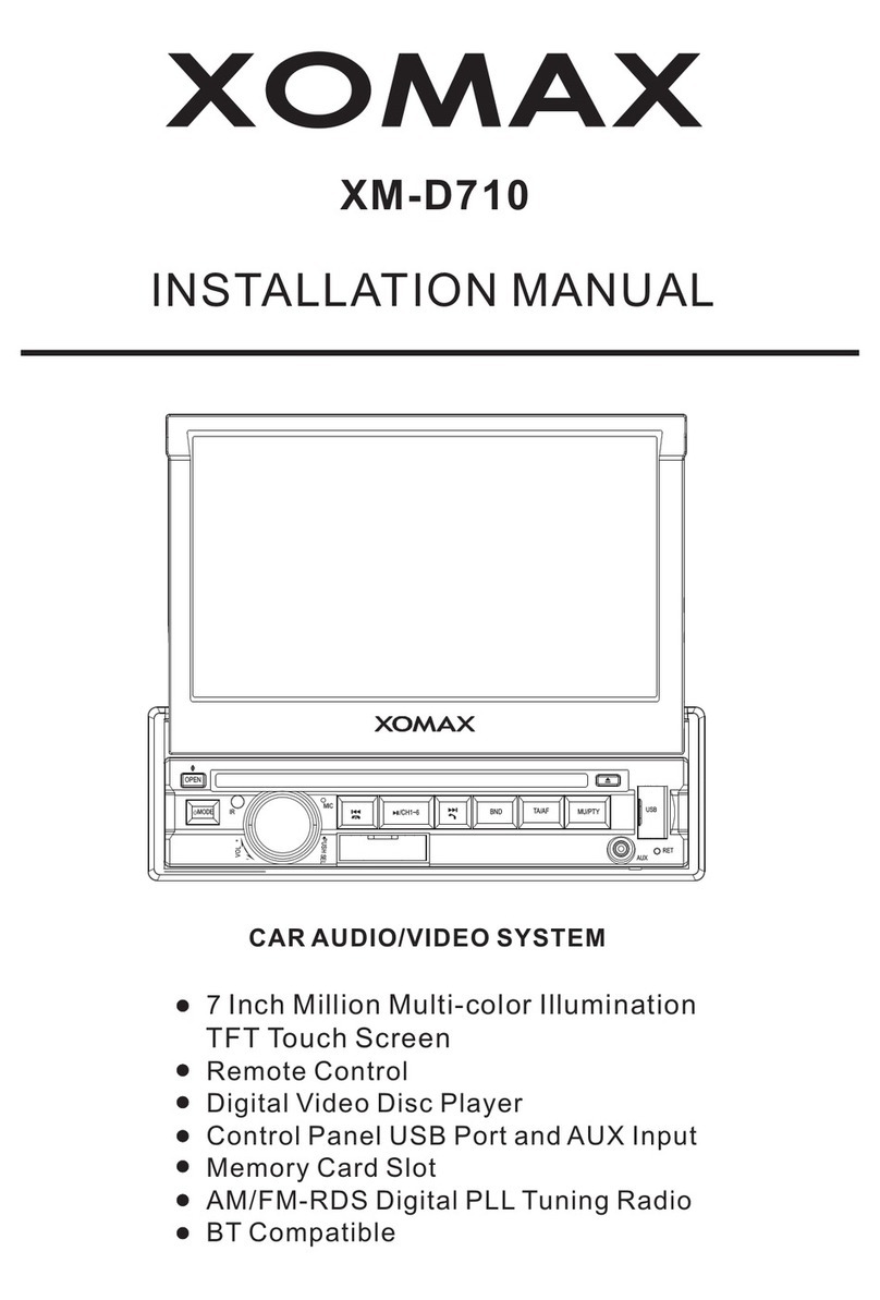 Xomax XM-D710 instruction manual