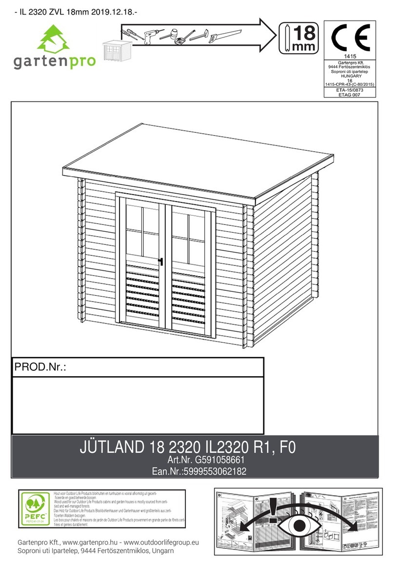 Gartenpro JUTLAND 18 2320 IL2320 R1 F0 manual Gartenpro JUTLAND 18 2320 IL2320 R1 F0 manual