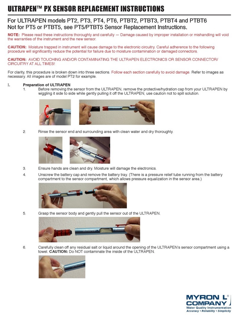 Myron L ULTRAPEN PTBT2 Replacement instructions