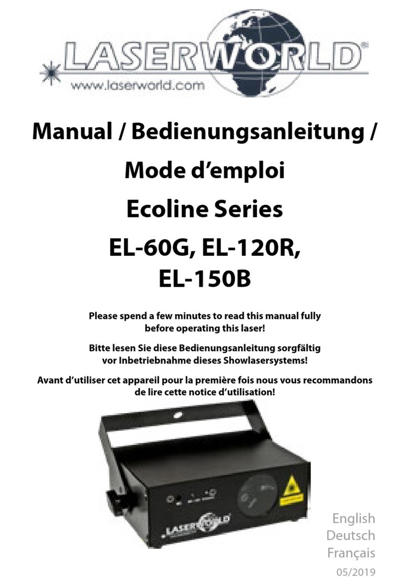 Laserworld EL-120 R manual