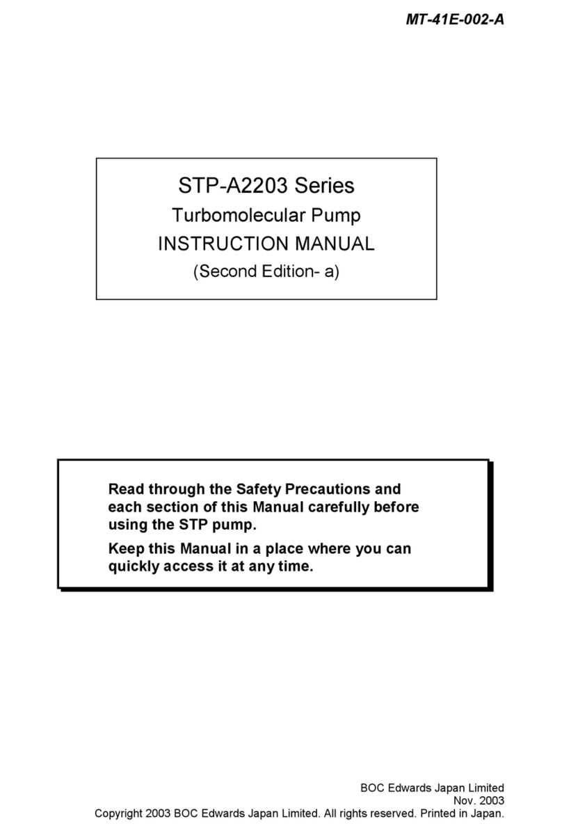 BOC Edwards STP-A2203 Series User manual