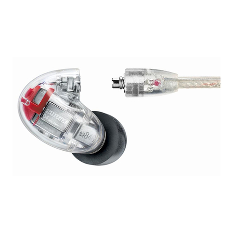 Shure Sound Isolating SE846 User manual
