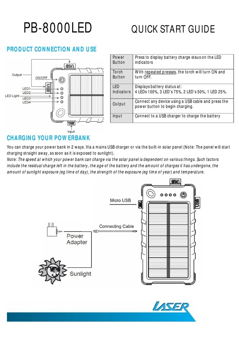 Laser PB-8000LED User manual