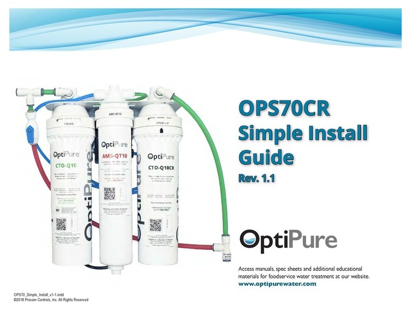 OptiPure OPS70CR User manual