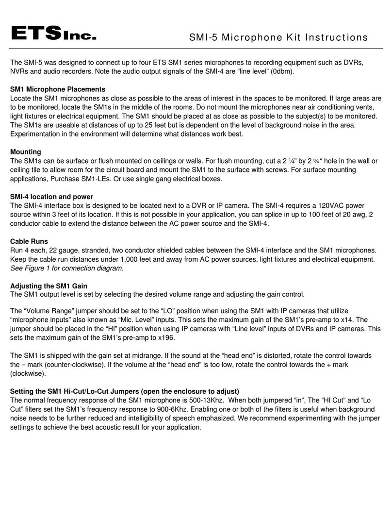 ETS SMI-5 User manual